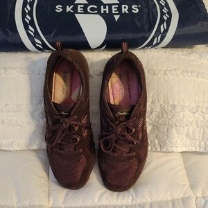 New SkechersRelaxed Fit, Chocolate Brown Athletic Shoes